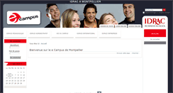 Desktop Screenshot of ecampus.idracmontpellier.net